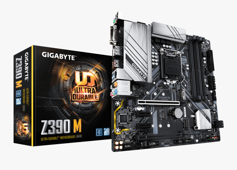 Gigabyte Z390 M, Transparent Clipart