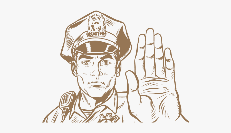 Cartoon Bigstock Police Officer, Transparent Clipart