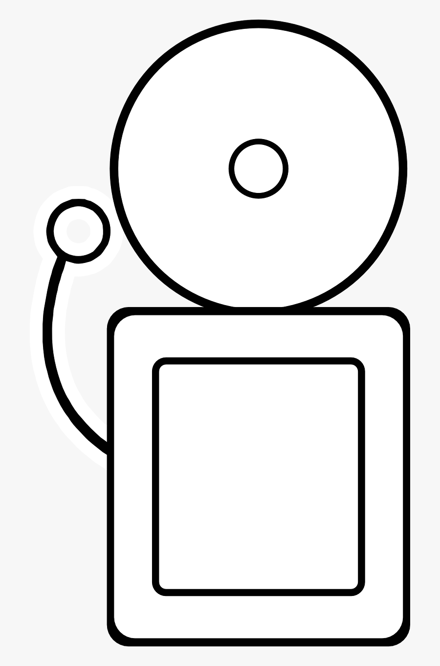 Simple Alarm Clip Art - Bell, Transparent Clipart