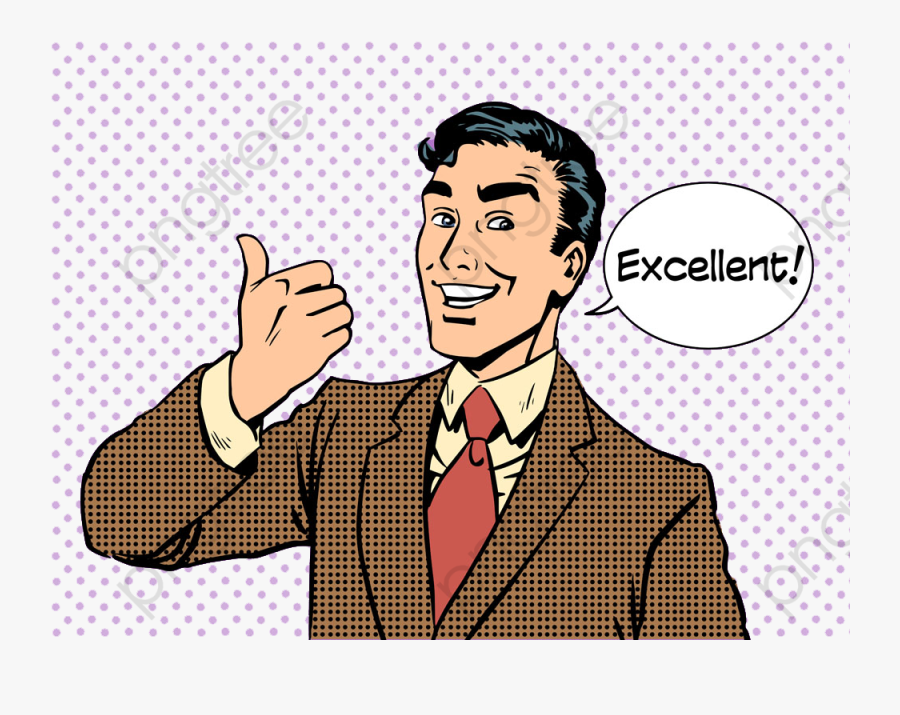 Thumbs Up Business Man, Business Clipart, Man Clipart, - Thumbs Up Man Clipart, Transparent Clipart