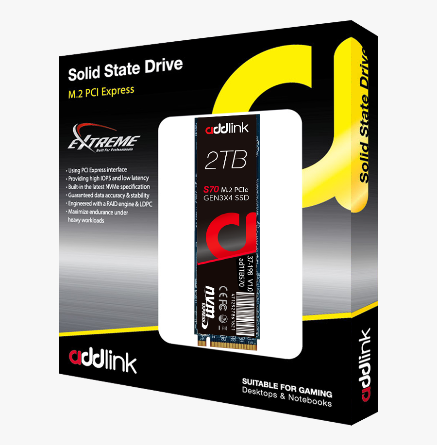 Addlink S70 M 2 Nvme 512gb, Transparent Clipart