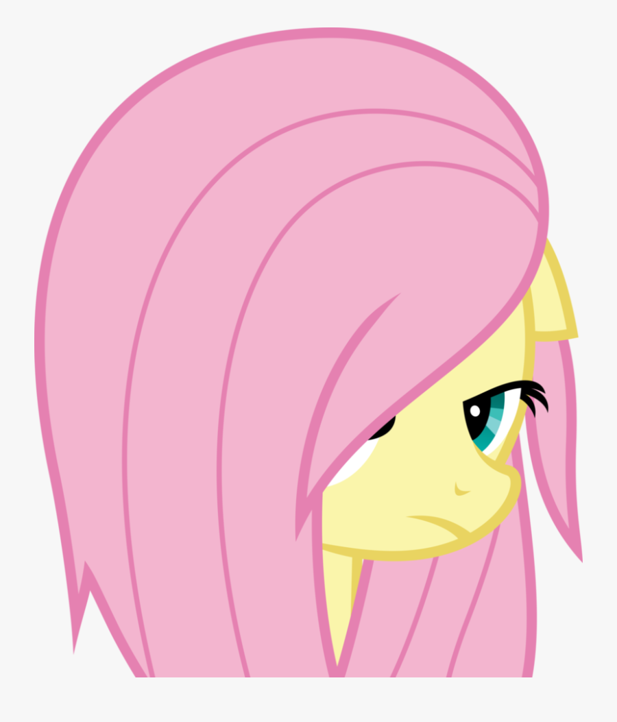 Haircut Clipart Barbing - Fluttershy Hair, Transparent Clipart