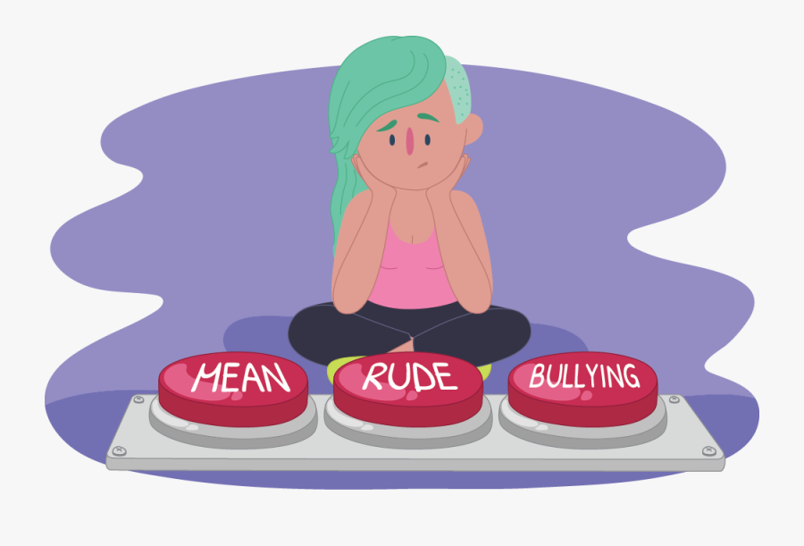 Teen Trying To Work Out If Something Is Mean, Rude - Rude Mean Or Bullying, Transparent Clipart