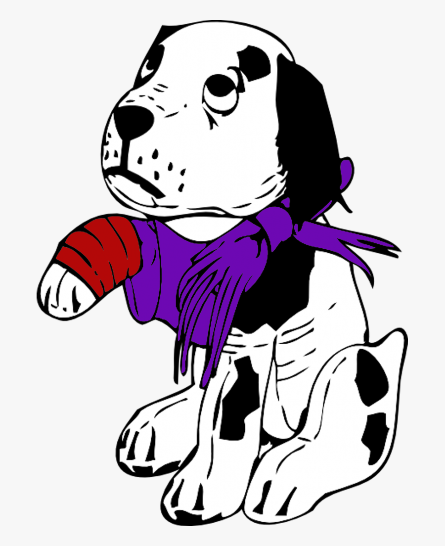 Draw A Dog With A Broken Leg, Transparent Clipart