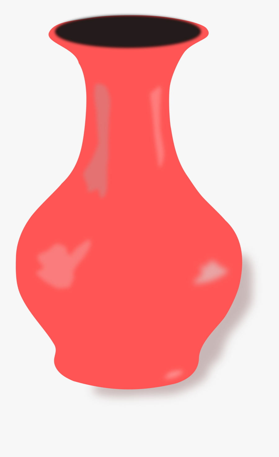 Artifact,red,vase - Vase Cartoon Png, Transparent Clipart