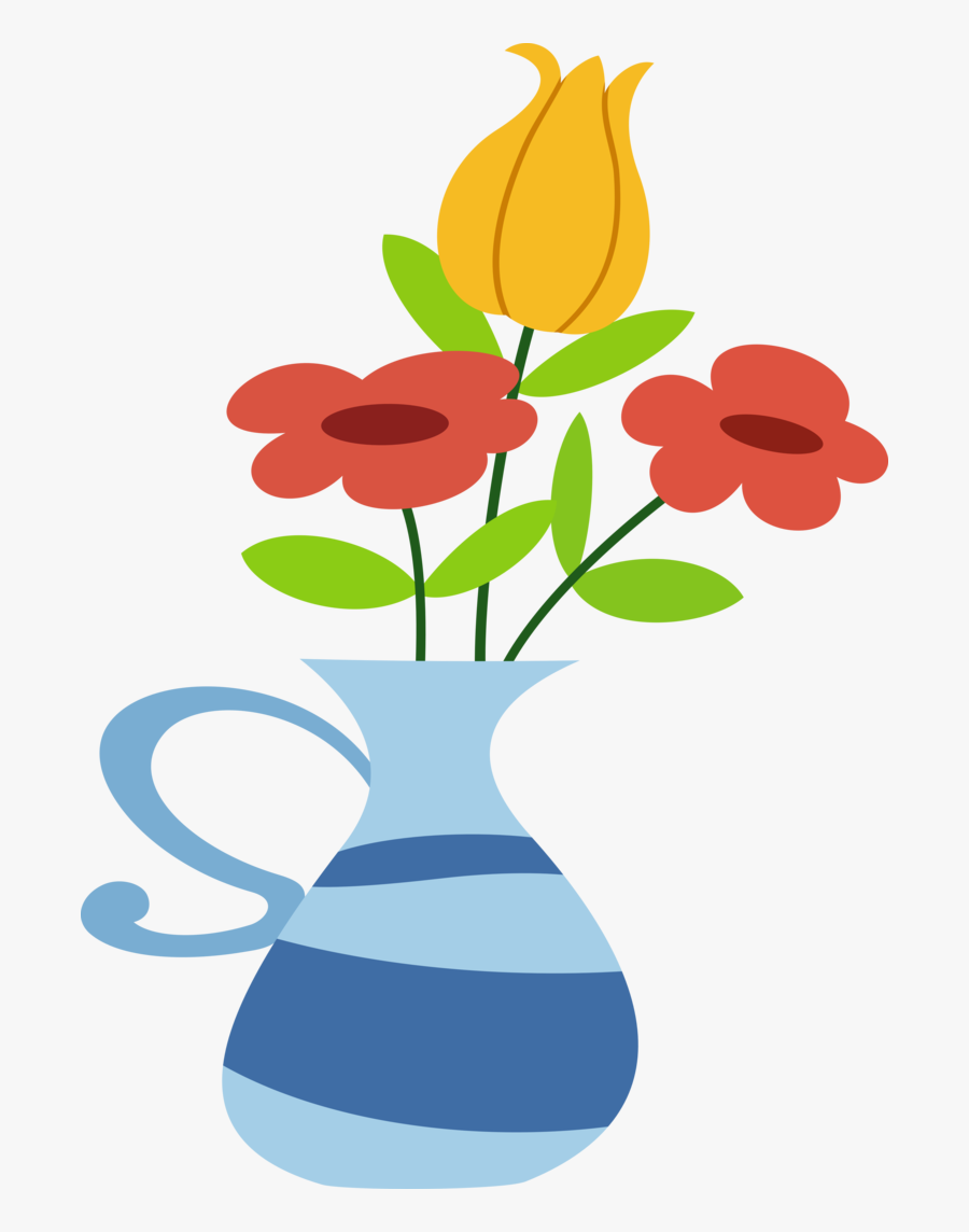 Transparent Vase Clipart - Cartoon Flower Empty Vase Png, Transparent Clipart