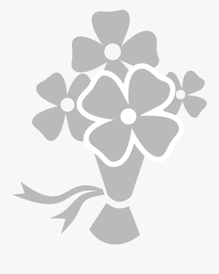 Transparent Vase Clipart - Flower In Vase Icon, Transparent Clipart