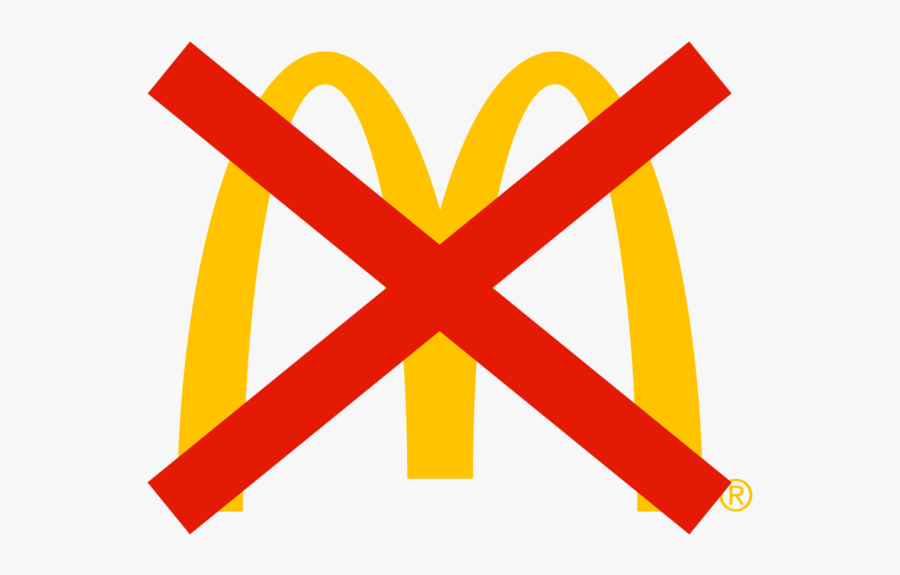 "it Had No Meaningful Effect - Mcdonalds Logo With X, Transparent Clipart