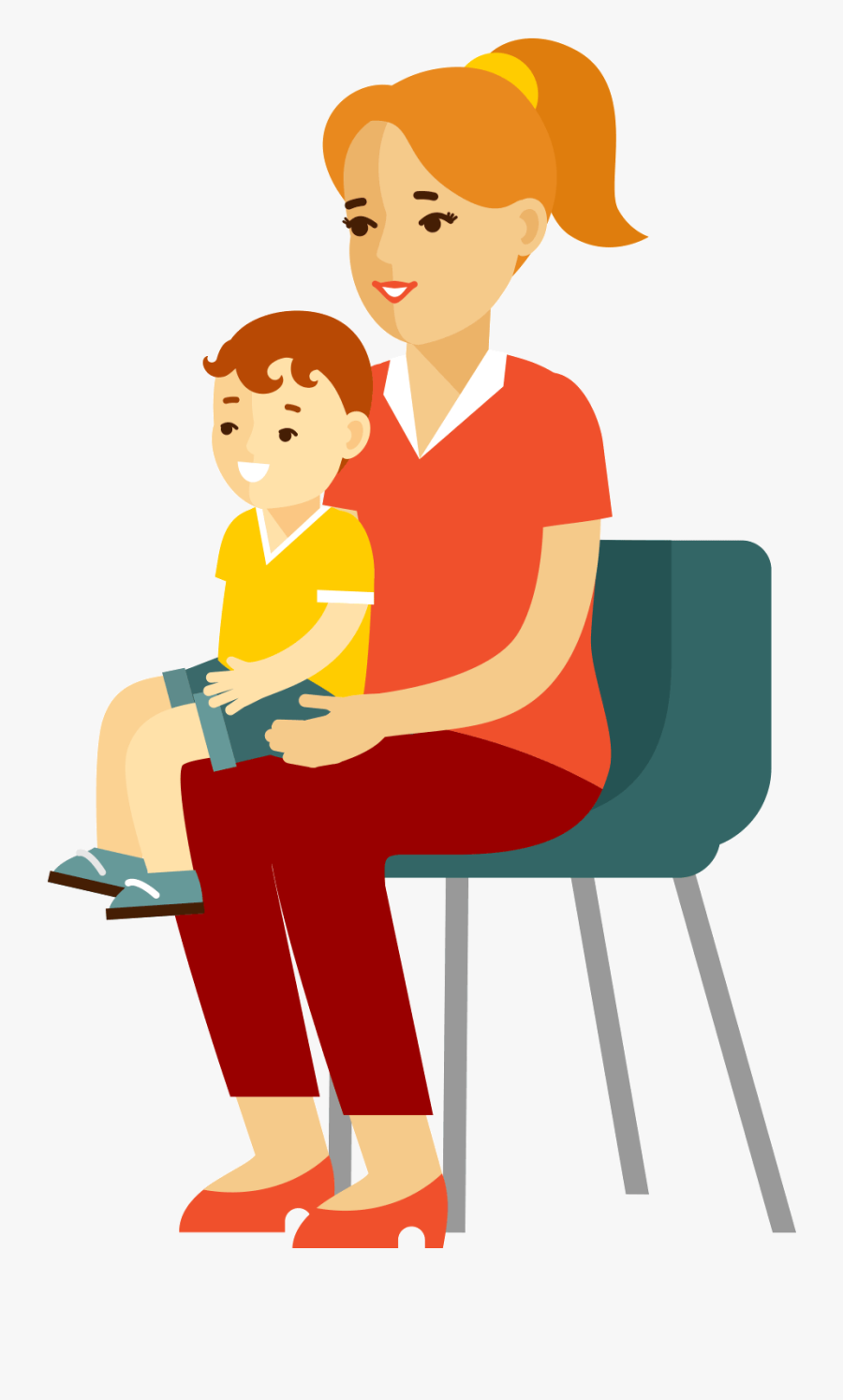 Doctor Family Consultation Vector, Transparent Clipart