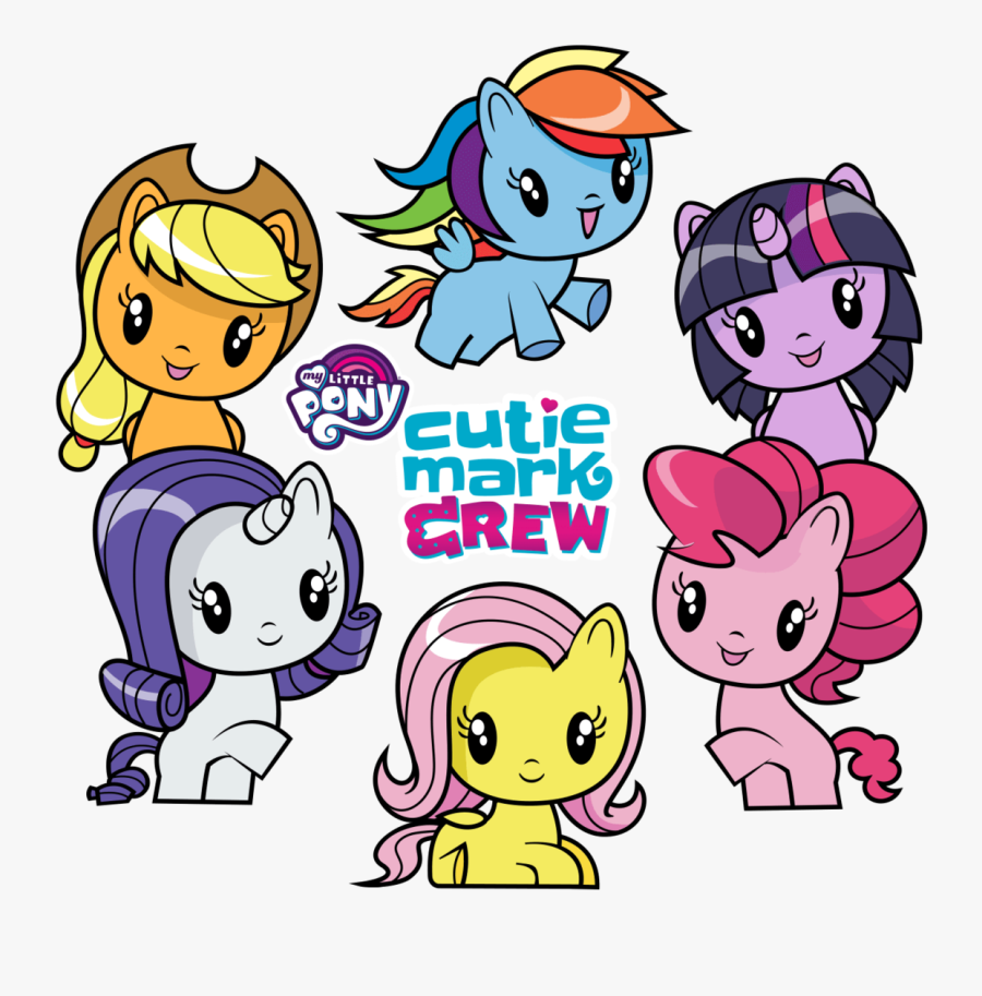 Heads Up The Cutie Mark Crew Happy Meal Toys Are Now - Mlp Cutie Mark Crew, Transparent Clipart