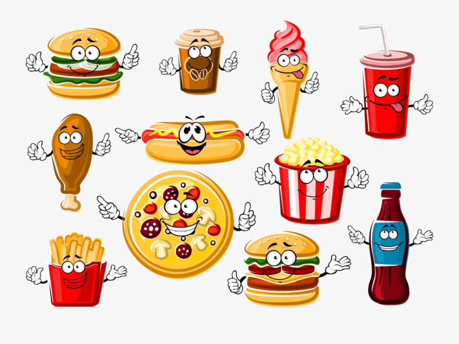 Iwonatmcd - Ca - Cartoon Food And Drinks, Transparent Clipart