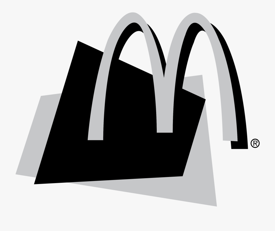 Mcdonald"s Logo Png Transparent - Mcdonald Black Logo, Transparent Clipart