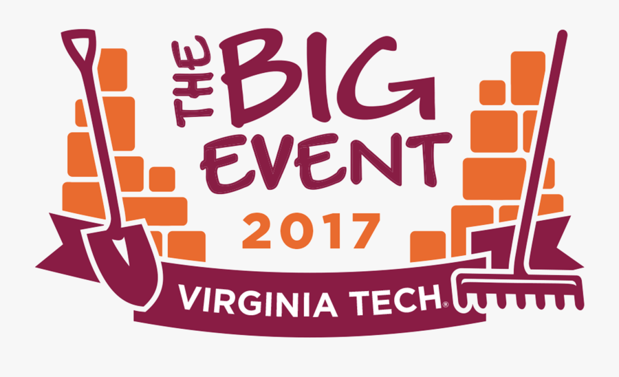 Gap Volunteering With Vt Big Event - Virginia Tech Big Event 2017, Transparent Clipart