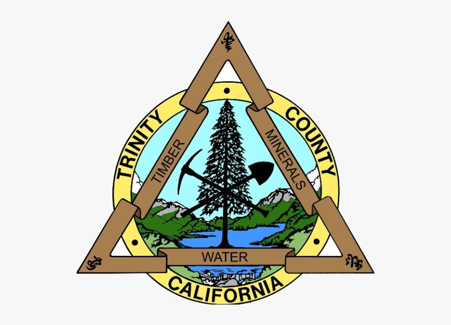 Trinity County Seal, Transparent Clipart