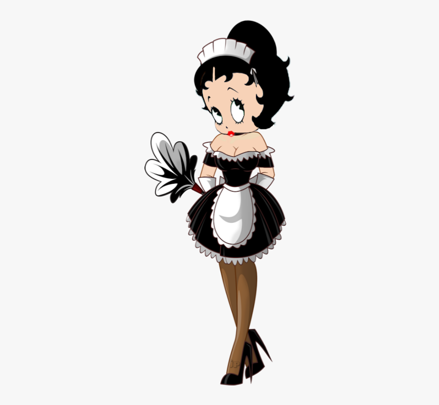 French Maid Outfit Cartoon, Transparent Clipart