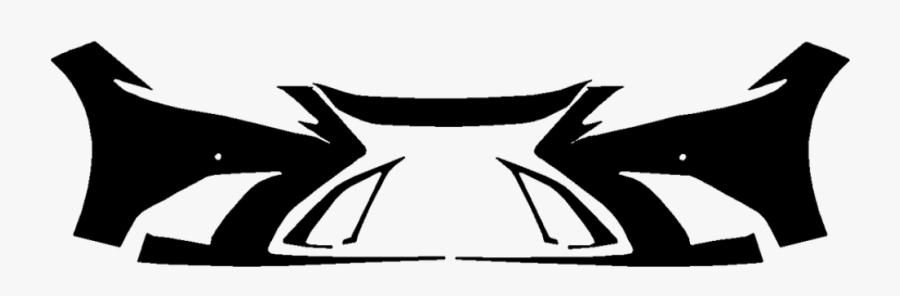 2019 Lexus Es 350 F-sport 3m Clear Bra Front Bumper, Transparent Clipart