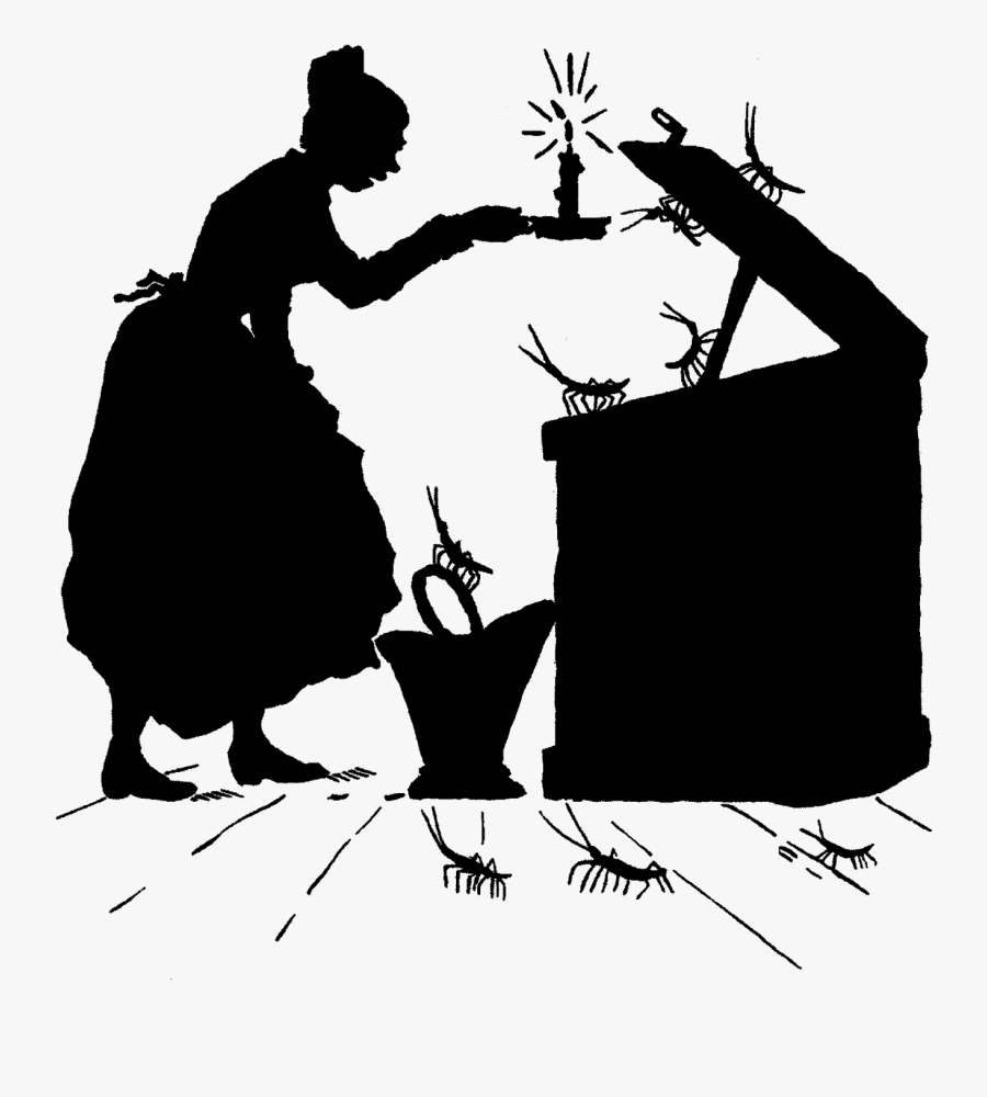 Silhouette Vintage Victorian Image - Illustration, Transparent Clipart