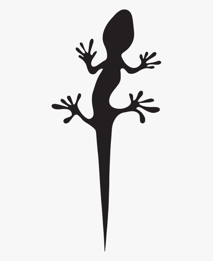 Transparent Bra Clipart - Lizard Silhouette, Transparent Clipart