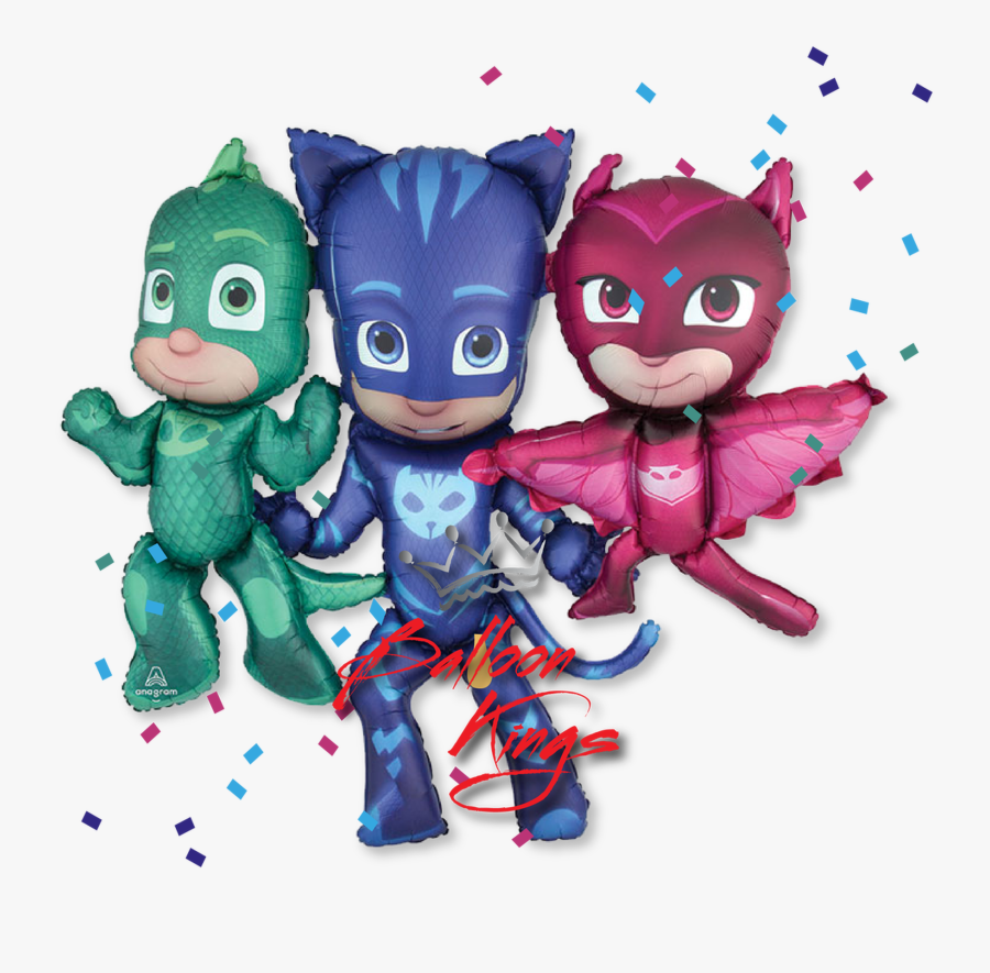 Pj Masks Airwalker - Pj Mask Balloons, Transparent Clipart