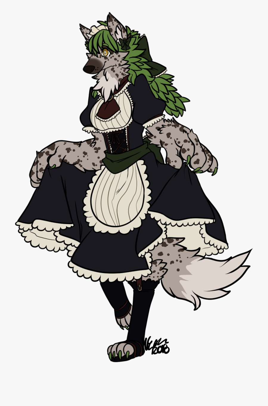 Wolf Maid Shashi - Illustration, Transparent Clipart