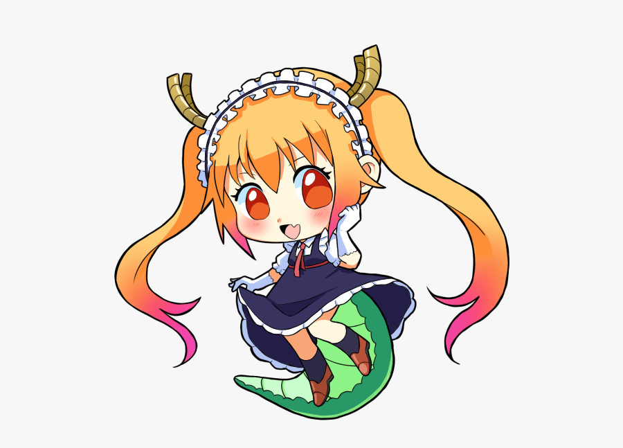 Transparent Dragon Maid Png - Cartoon, Transparent Clipart