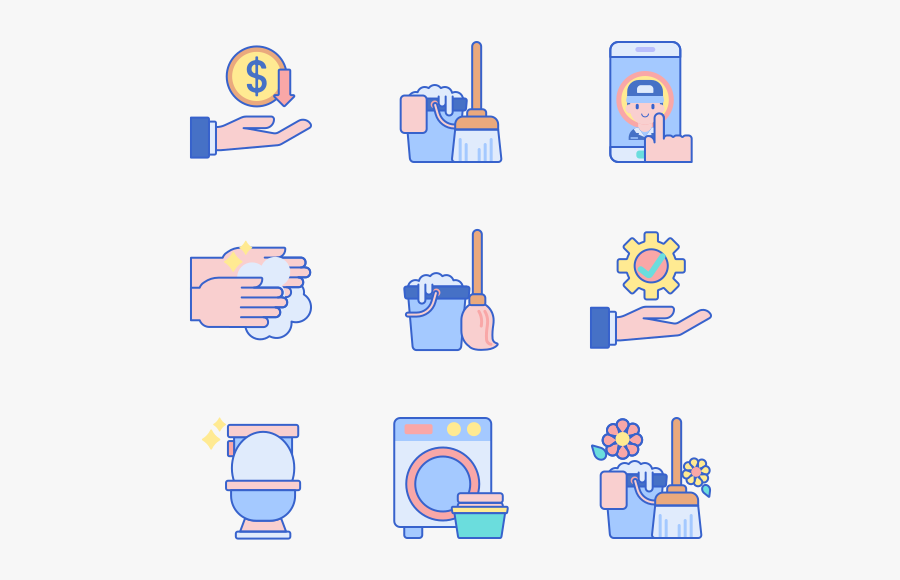 Cleaning, Transparent Clipart