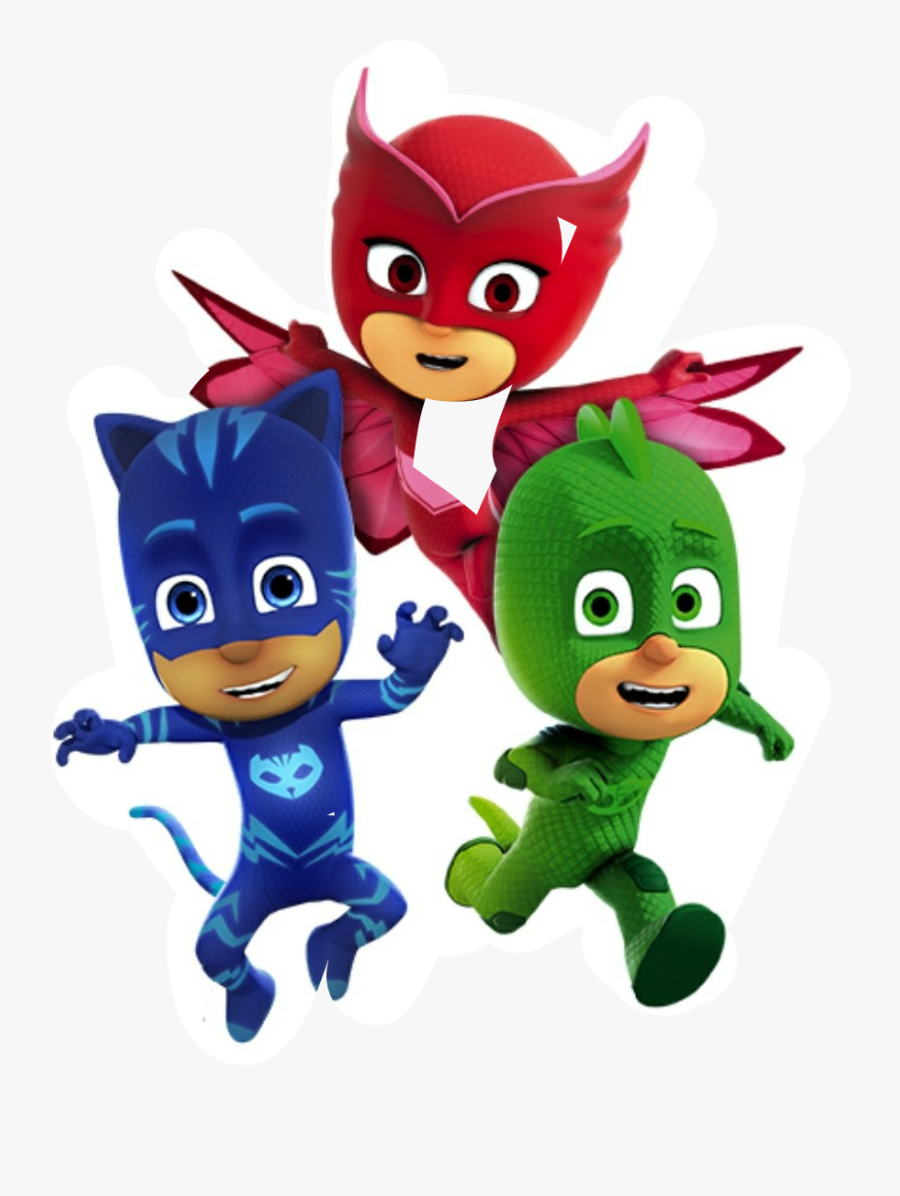 Transparent Pj Mask Clipart - Pj Masks Birthday Cake Topper, Transparent Clipart