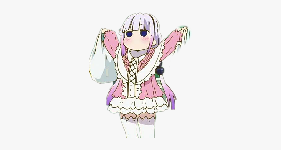 #maid Dragon - Kabedon Loli, Transparent Clipart