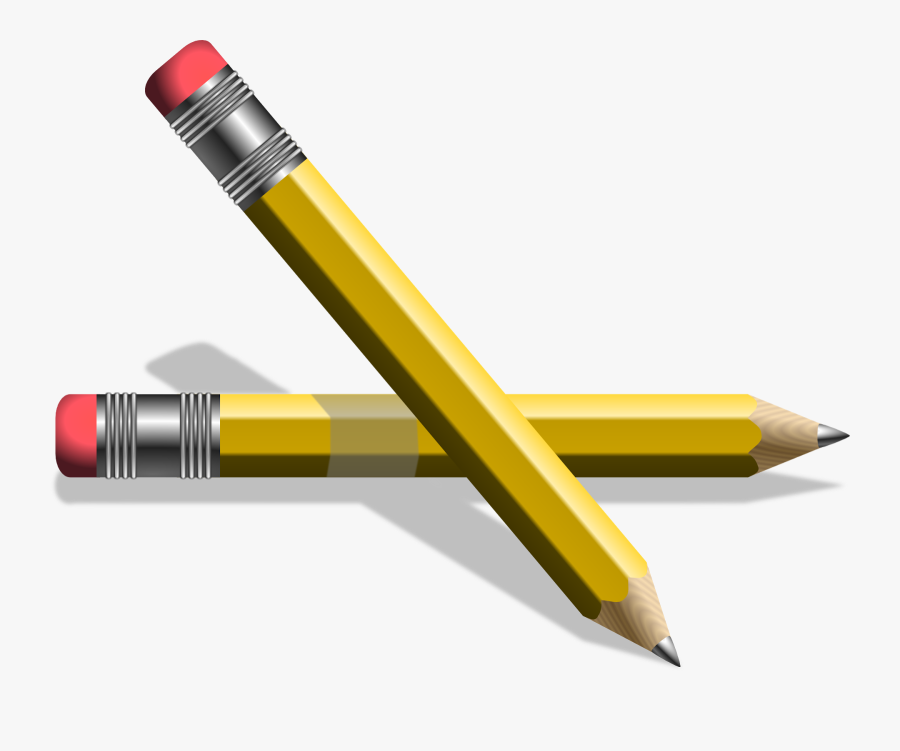 Yellow Pencils Clipart, Transparent Clipart