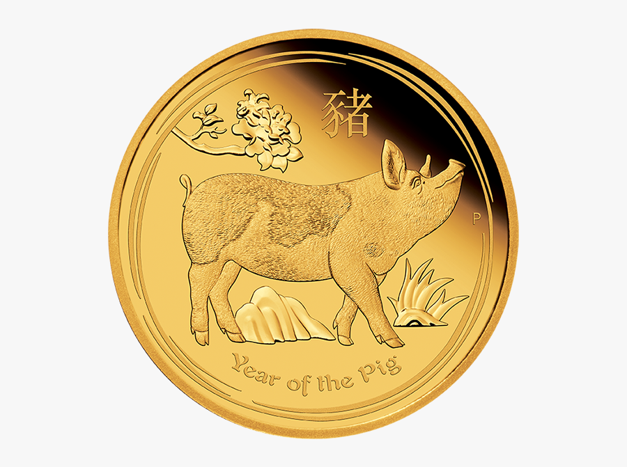Perth Mint Year Of The Pig 2019, Transparent Clipart