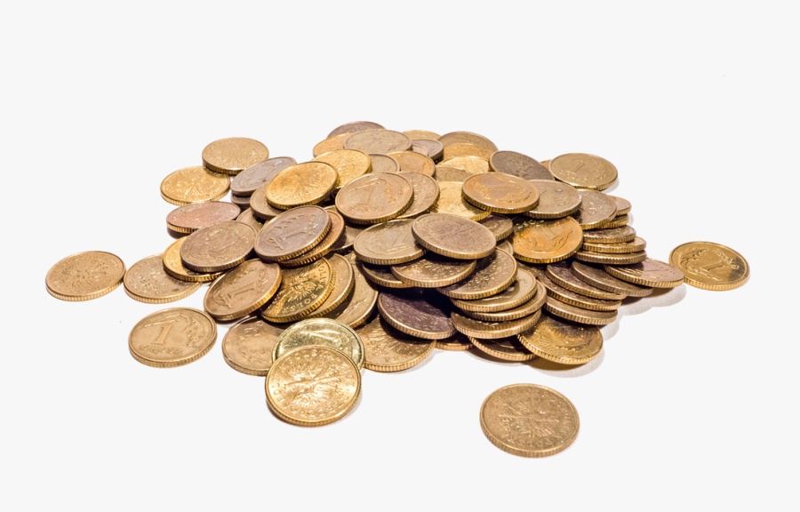 Gold Coin Money Icon - Gold Coin Money Coins Png, Transparent Clipart