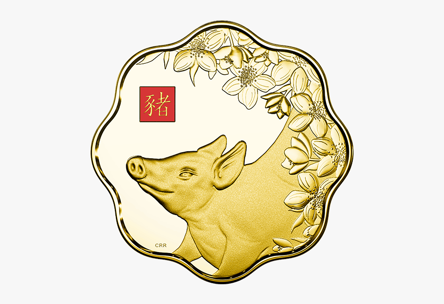 2019 Year Of The Pig Coin, Transparent Clipart