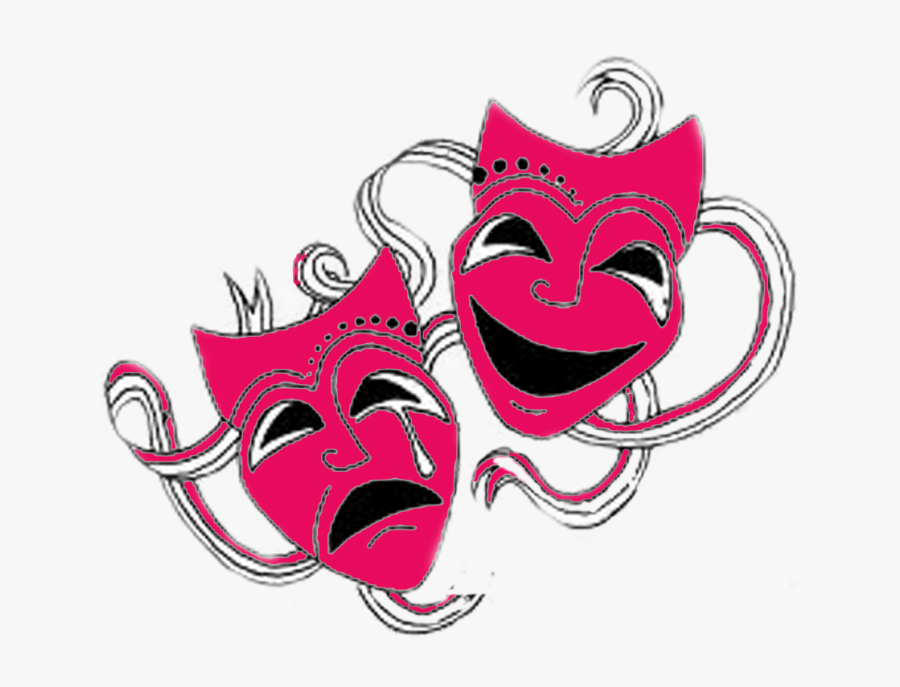 "one Toe In The Grave - Performing Art Drama Mask Logo, Transparent Clipart