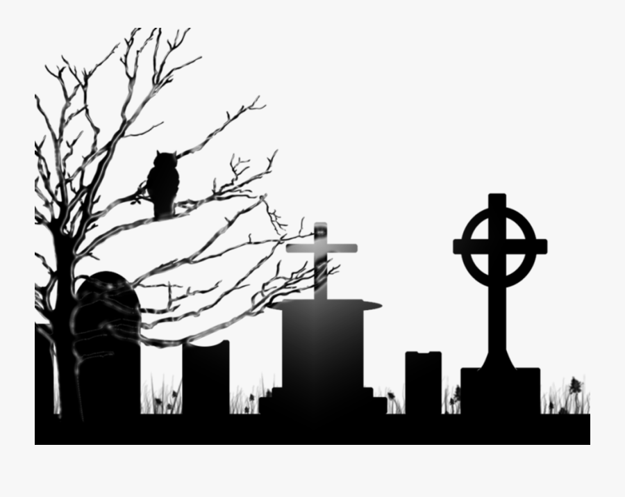 Graveyard Png, Transparent Clipart