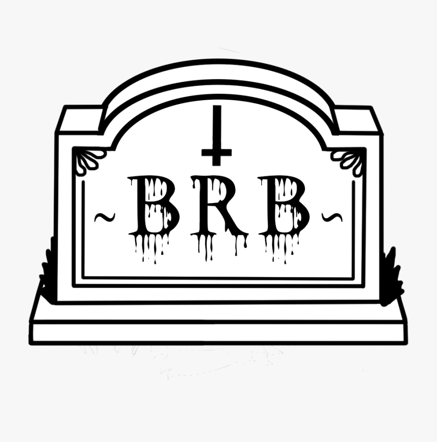 #death #rip #grave #brb #iwanttodie #angelcore #blackandwhite, Transparent Clipart