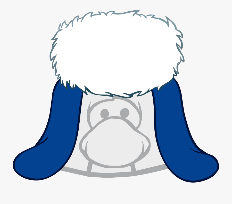 Blue Holiday Cap - Club Penguin Ponytail, Transparent Clipart