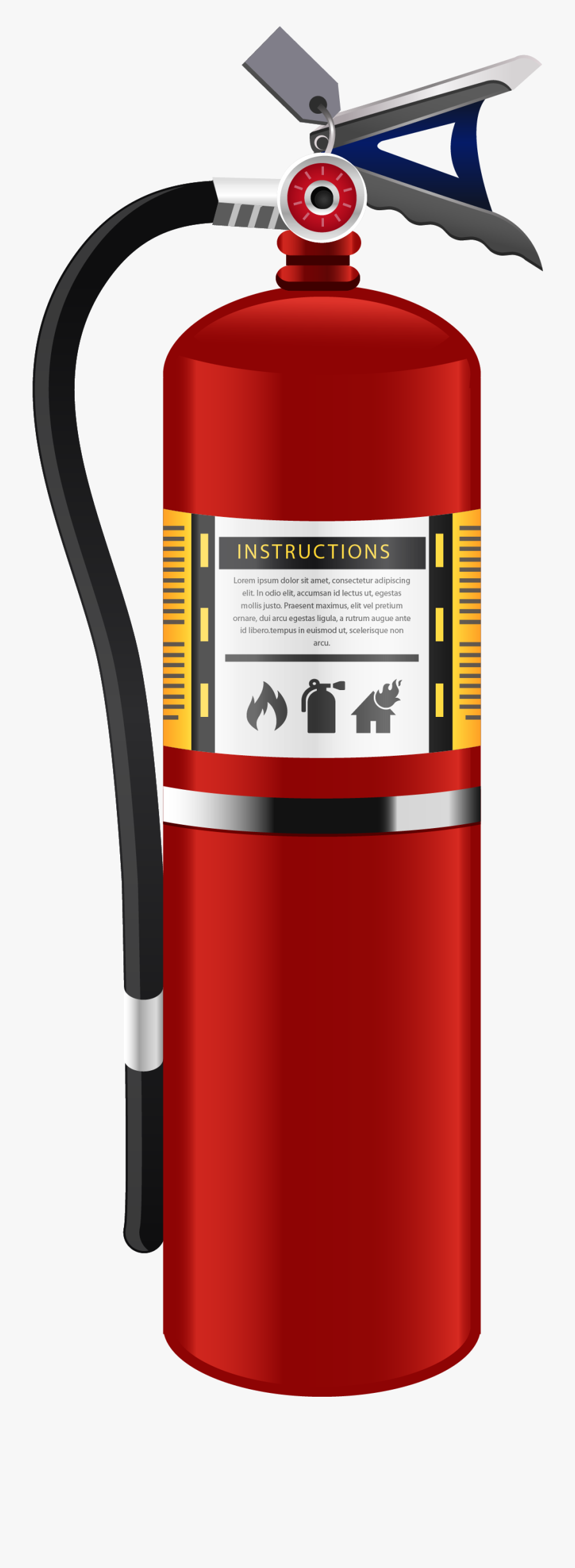 Clip Art Ice Poseidon Fire Extinguisher - Free Fire Extinguisher Vector Graphic, Transparent Clipart
