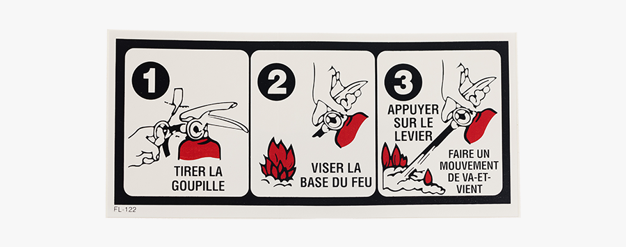 Wheeled Fire Extinguisher Instruction, Transparent Clipart