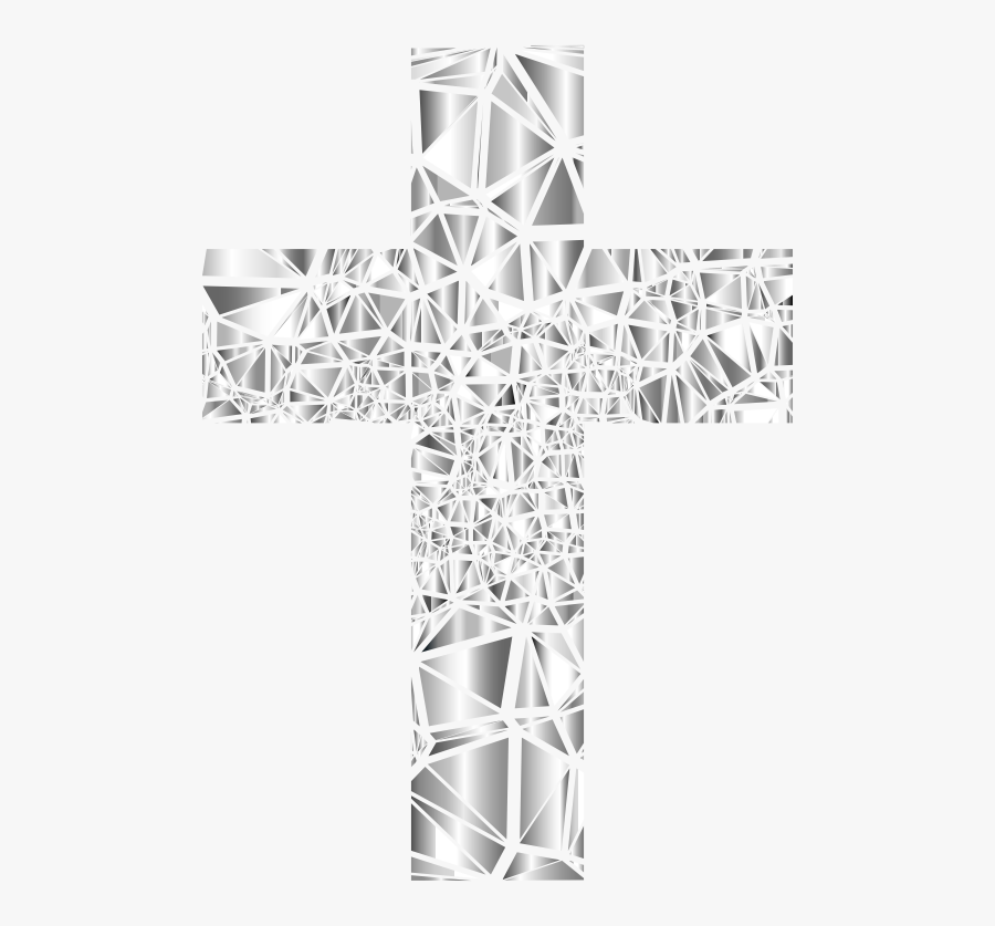 Symmetry,symbol,cross - Glass Cross Png, Transparent Clipart