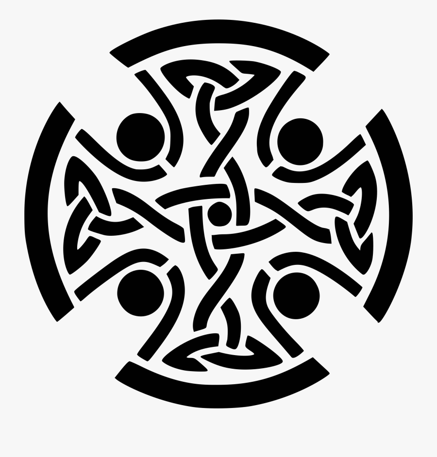 Celtic Cross 2 Optimized - Ancient Celtic Cross Transparent, Transparent Clipart
