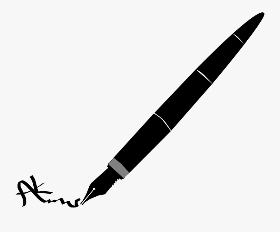 Writing Pen Png Image - Fountain Pen Clip Art, Transparent Clipart