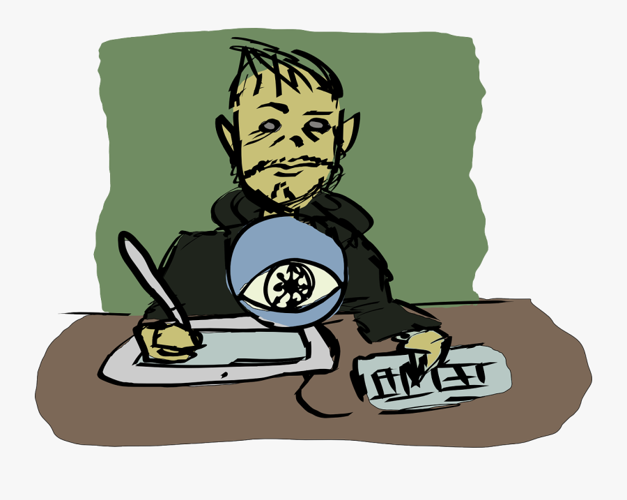 Office Job Desk Writer Free Picture - Writing, Transparent Clipart