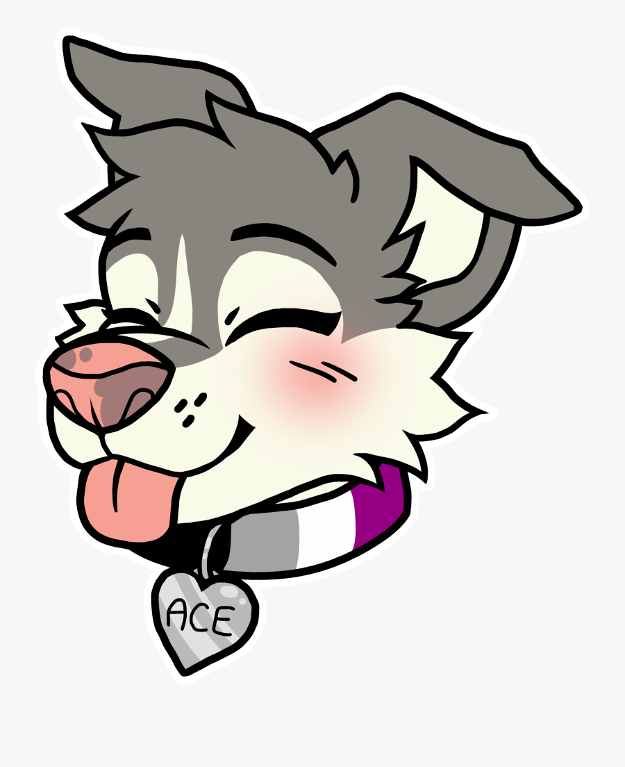 Pupper Pride Ace - Cute Lgbt Pride Art, Transparent Clipart