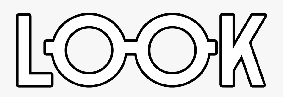 Eyewear,line And White,clip Art,font,symbol,coloring - Look, Transparent Clipart