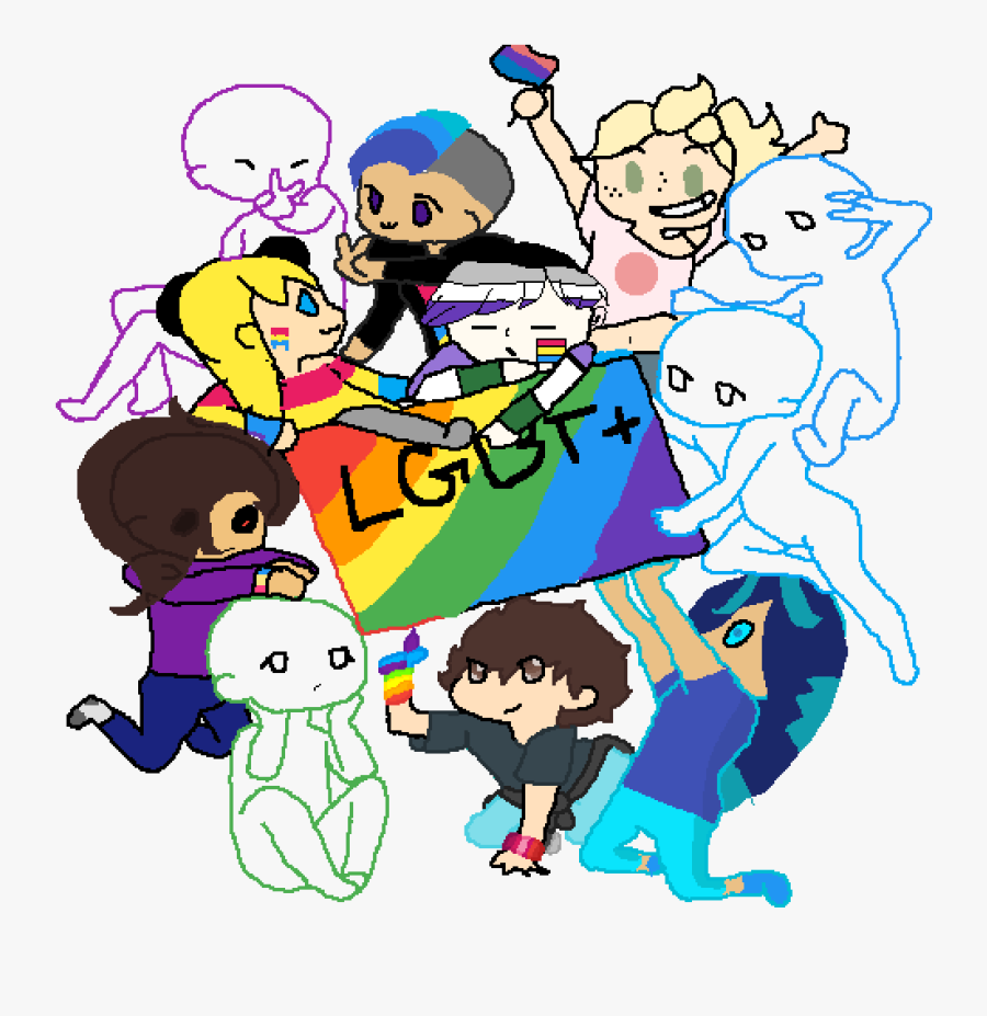 Lgbt Fam Im Pan Clipart , Png Download - Pride Non Binary Art , Free