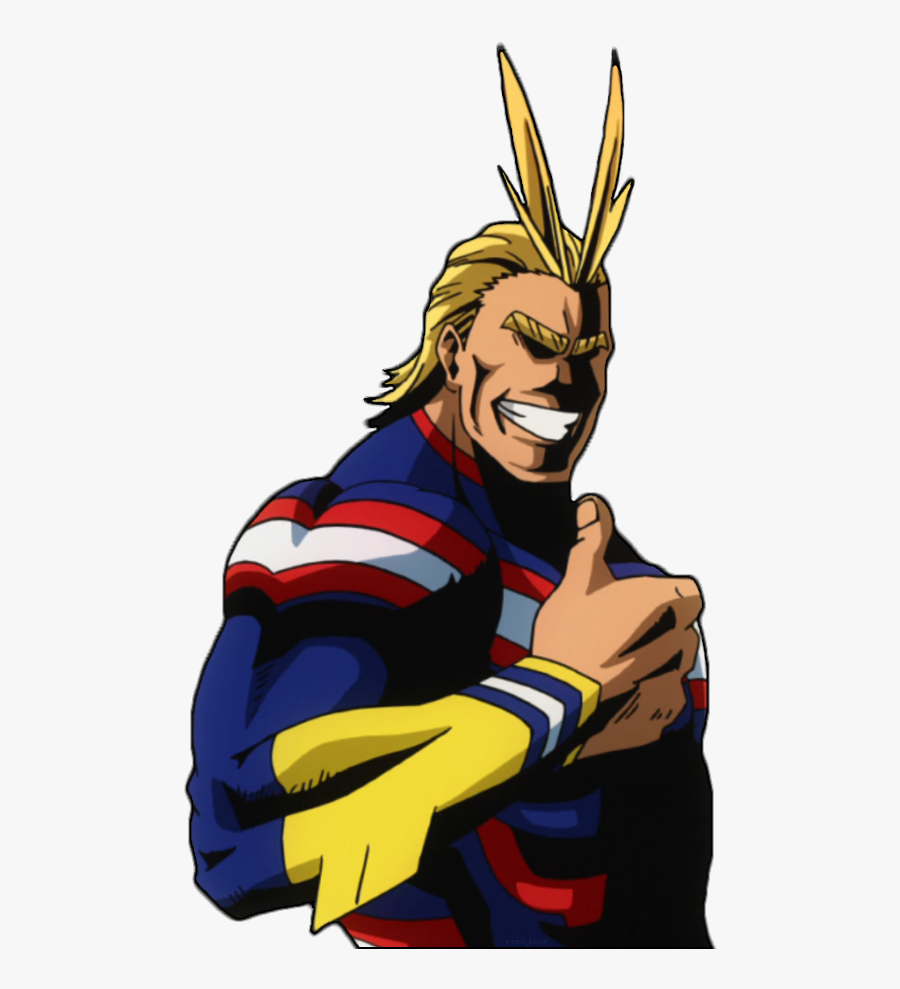 Heroism Is Universal Look It"s A Transparent All Might, - All Might Thumbs Up, Transparent Clipart