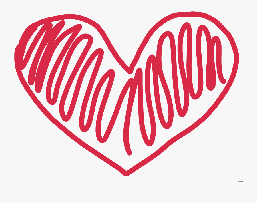 Doodles Clipart Heart - Heart Shape Doodle Png, Transparent Clipart