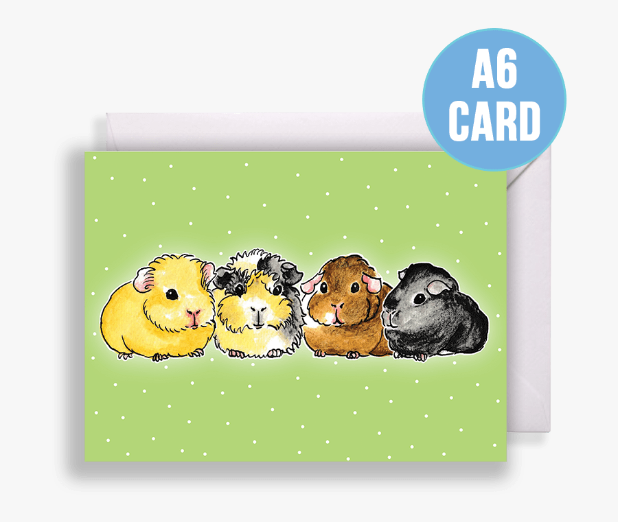 Transparent Guinea Pig Clipart - Cartoon, Transparent Clipart
