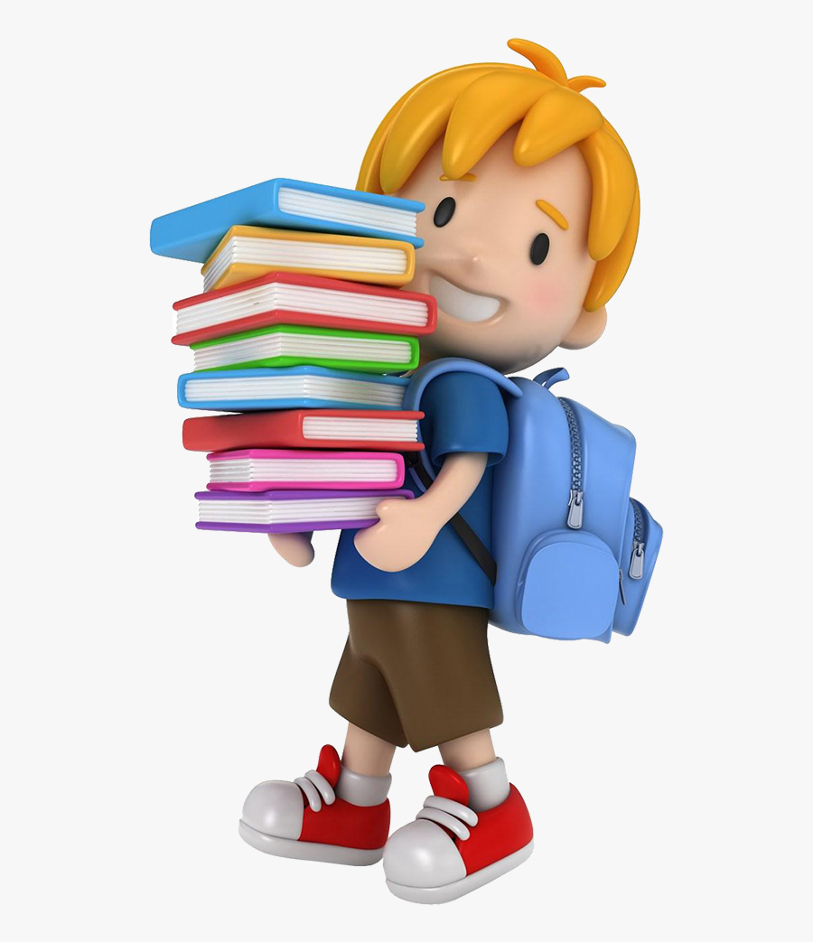 Cartoon Clipart School Stock Photography Child 3d School - Kid Render, Transparent Clipart