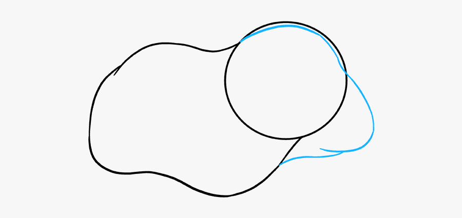 How To Draw Guinea Pig - Line Art, Transparent Clipart